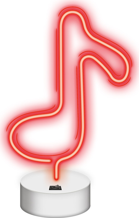 Neon na stojanu LED TONE červený NNE08 Neolia