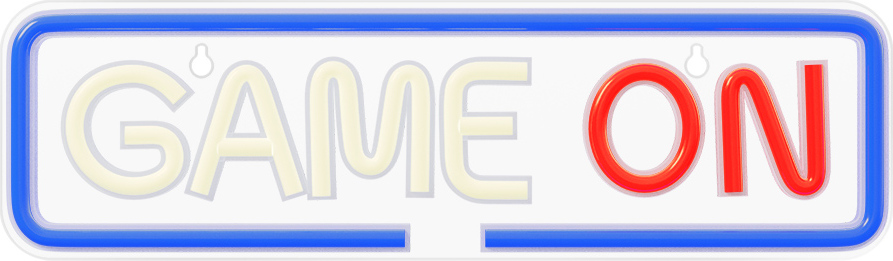 Neonové světlo PLEXI LED GAME ON vícebarevné FPNE23 Forever Light
