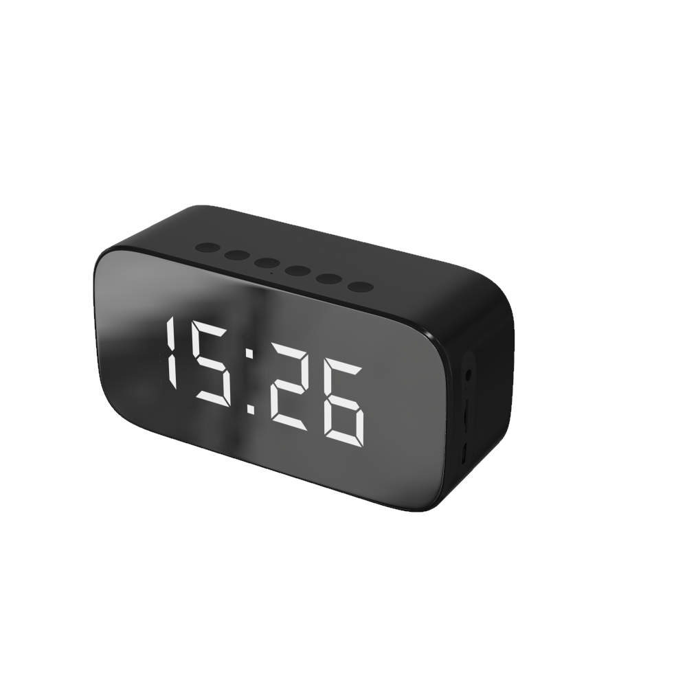 Bluetooth reproduktor Setty Zrcadlové hodiny GB-200 černý