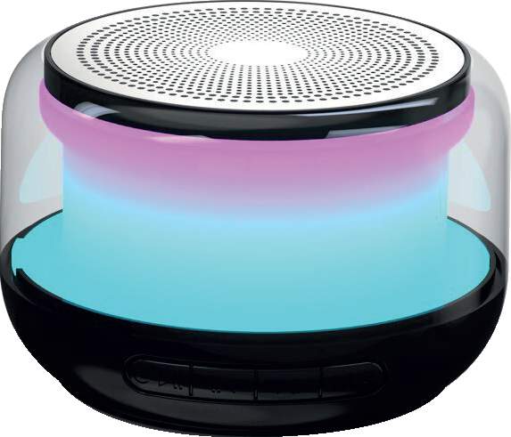 Kulatý reproduktor Setty RGB GB-700 černý