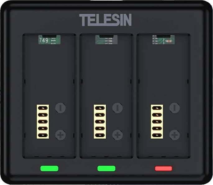 Nabíječka pro 3 baterie pro GoPro HERO 13 Telesin (S0-BCG-12-TGP)