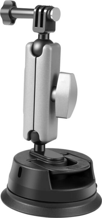 Držák do auta s přísavkou PULUZ s adaptérem pro montáž a dlouhým šroubem pro sportovní kamery (včetně Osmo Action 3, Insta360 X3)
