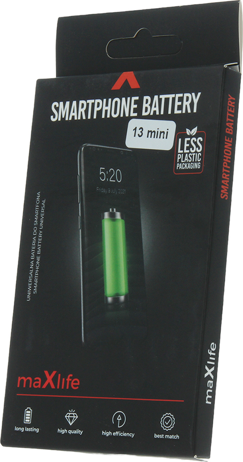 Baterie Maxlife pro iPhone 13 Mini 2406 mAh bez BMS flexu