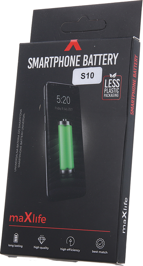 Baterie Maxlife pro Samsung S10 EB-BG973ABU 3400mAh