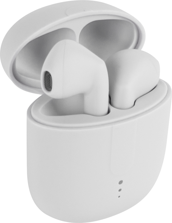Bluetooth sluchátka Setty TWS s nabíjecím pouzdrem TWS-0 bílá