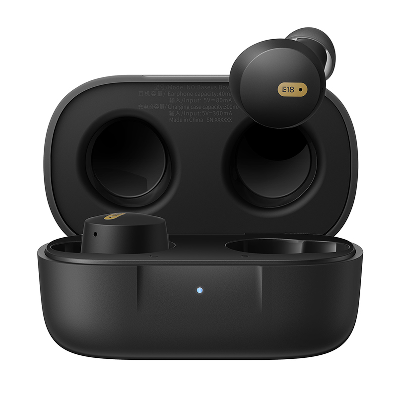Bezdrátová sluchátka Baseus Bowie E18 True Wireless, cosmic black