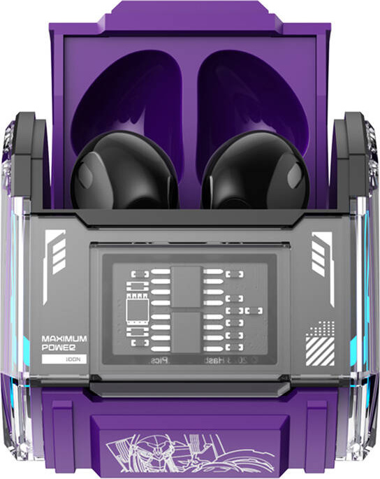 Sluchátka TWS Transformers MG-C03 (fialová)