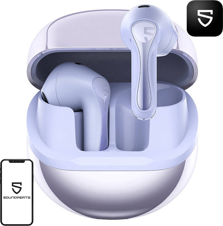 Sluchátka TWS Soundpeats Air 5 (fialová)