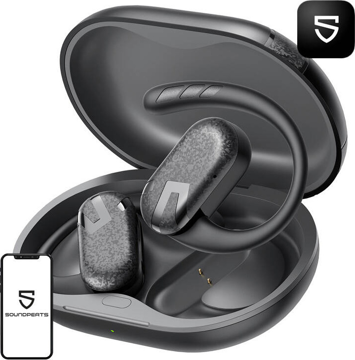 TWS Soundpeats Breezy bezdrátová sluchátka (black)