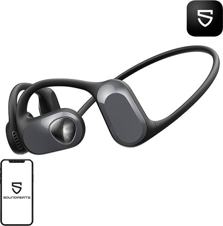 TWS Soundpeats RunFree bezdrátová sluchátka (black)