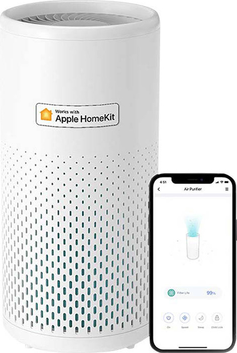 Chytrá Wi-Fi čistička vzduchu Meross MAP100 (HomeKit)