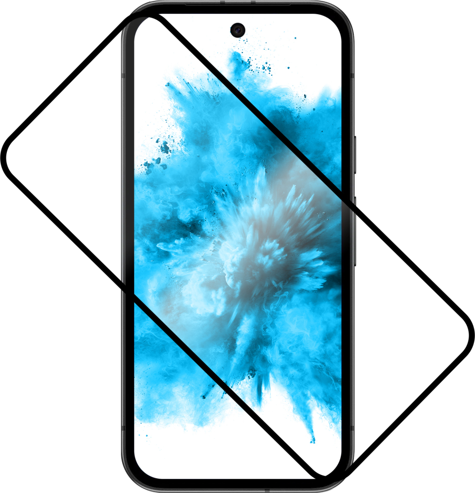 Ochranné tvrzené sklo FIXED Full-Cover pro Google Pixel 9a, černé