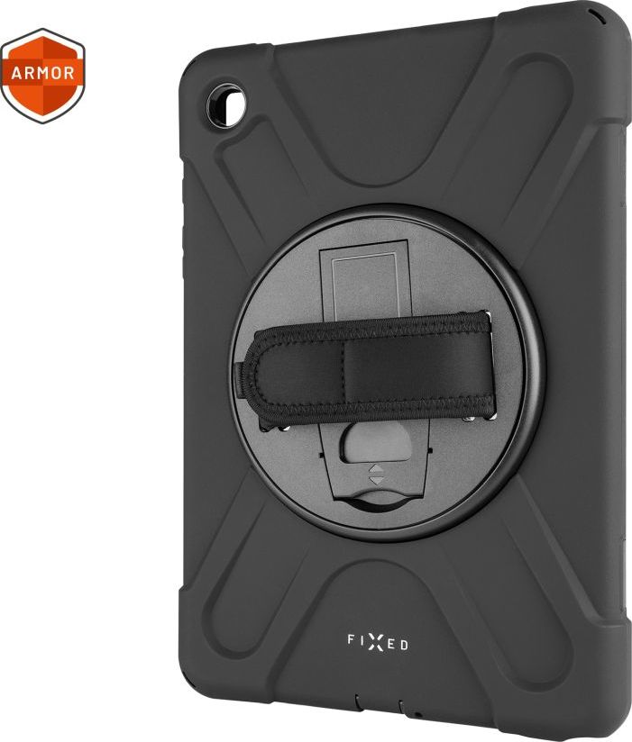 Odolné pouzdro se stojánkem FIXED Rugged Tab Case pro Samsung Galaxy Tab A9+, černé