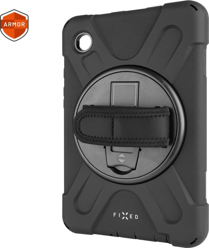 Odolné pouzdro se stojánkem FIXED Rugged Tab Case pro Samsung Galaxy Tab A9, černé