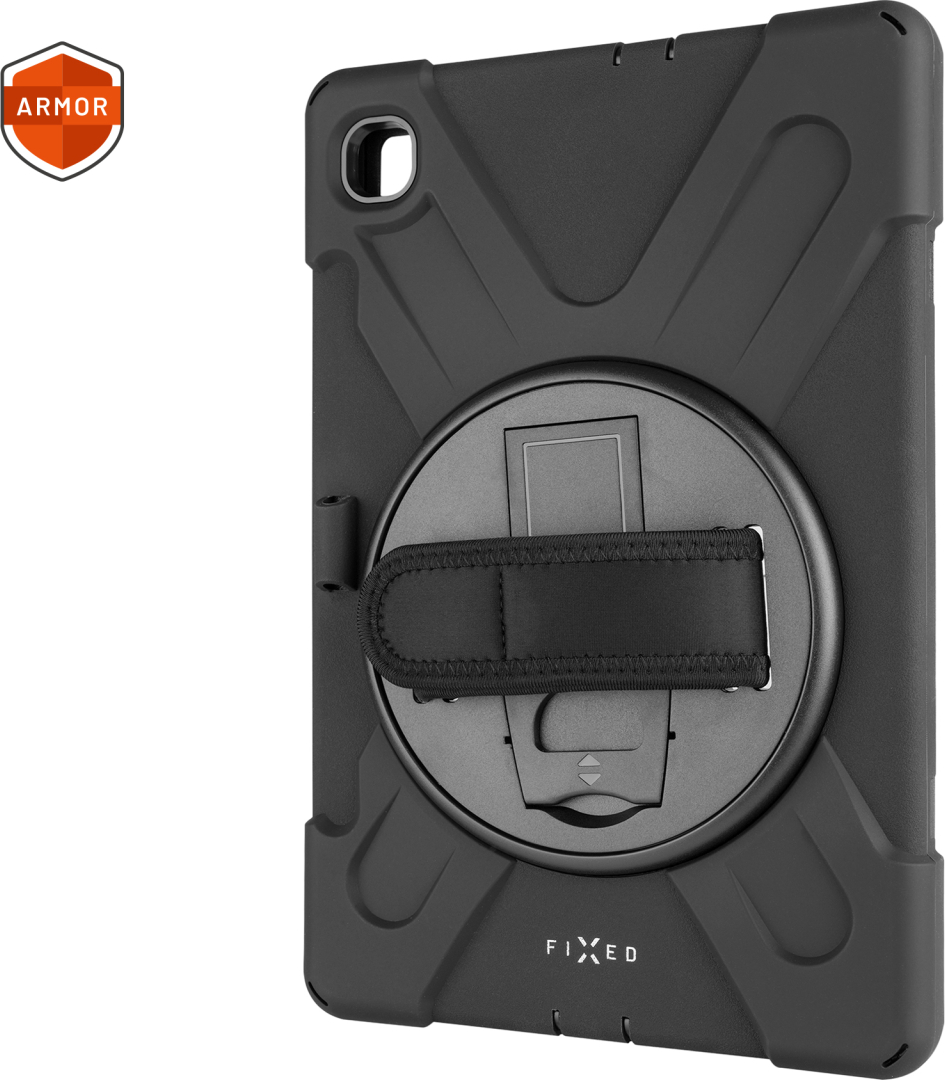 Levně Odolné pouzdro se stojánkem FIXED Rugged Tab Case pro Samsung Galaxy Tab S6 Lite 2020/2022/2024, černé