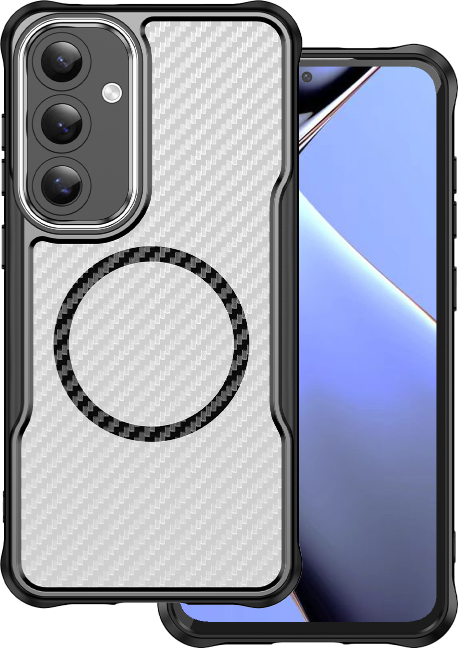 Defender Carbon Mag kryt pro Samsung Galaxy S25 black