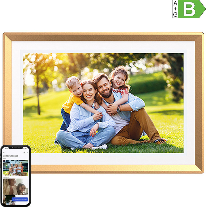 Digitální fotorámeček Arzopa D10 (zlatý) 10,1"