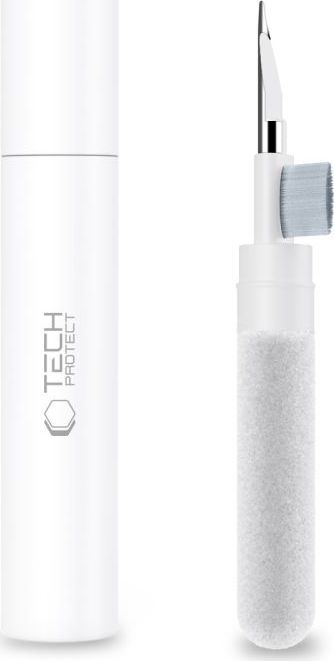 TECH-PROTECT CS02 ČISTÍCÍ SET 3IN1 PRO SLUCHÁTKA WHITE