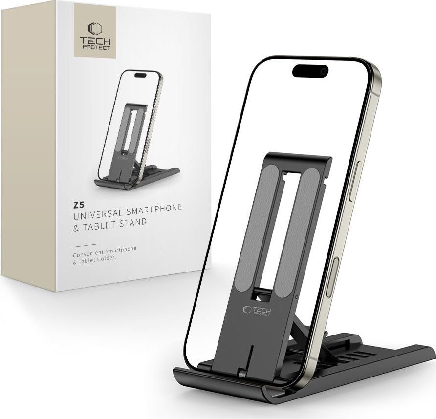 TECH-PROTECT Z5 UNIVERSAL STAND HOLDER SMARTPHONE & TABLET BLACK