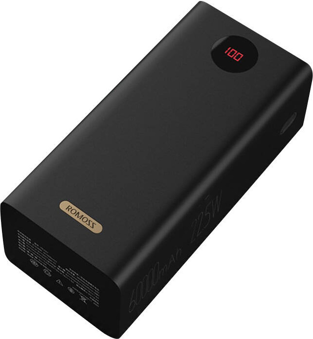 Powerbanka Romoss PEA60 60000mAh, QC + PD, 22,5W (černá)