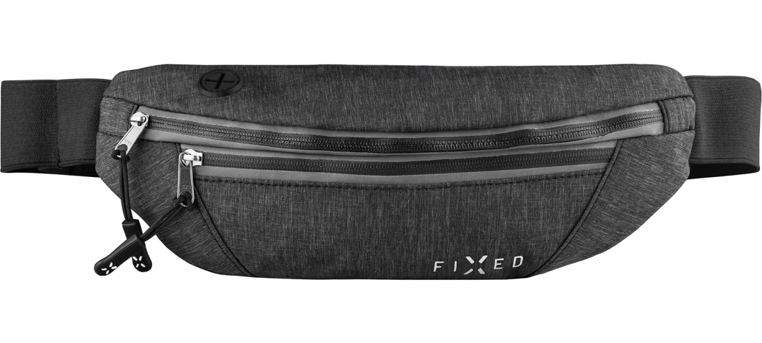 Sportovní ledvinka FIXED Sportbelt, šedá