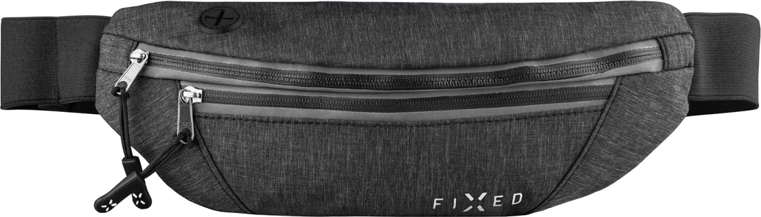 Levně Sportovní ledvinka FIXED Sportbelt, šedá