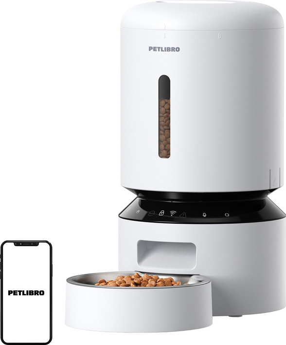 Dávkovač krmiva Petlibro Granary WiFi, 5 l (bílý)