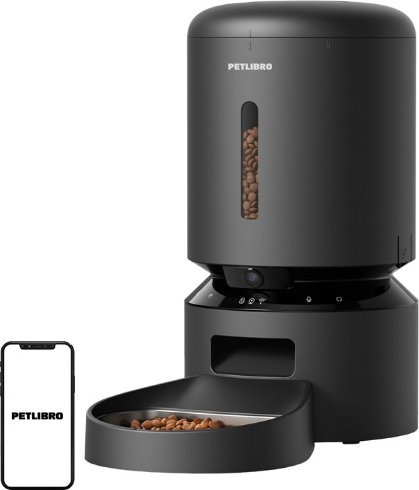 Dávkovač krmiva Petlibro Granary s kamerou, 5 l (černý)