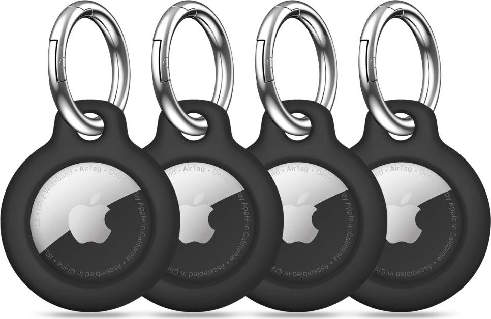 TECH-PROTECT ROUGH 4-PACK APPLE AIRTAG 1 / 2 BLACK