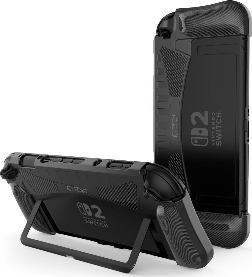 TECH-PROTECT TPU CARBON NINTENDO SWITCH 2 BLACK
