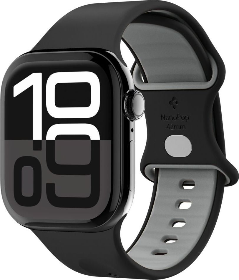 SPIGEN NANO POP APPLE WATCH 6 / 7 / 8 / 9 / 10 / SE (40 / 41 / 42 MM) BLACK SESAME