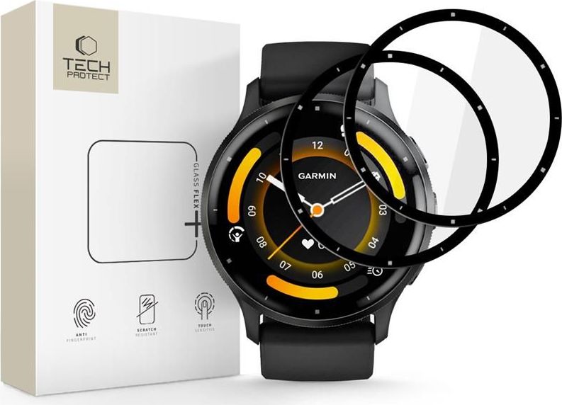 Hybridní sklo TECH-PROTECT GLASS FLEX+ 2-PACK GARMIN VENU 3 BLACK