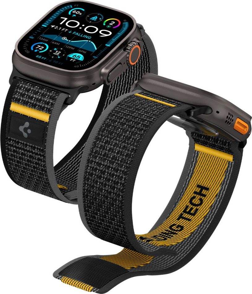 SPIGEN ATHLEX AIR APPLE WATCH 6 / 7 / 8 / 9 / 10 / SE / ULTRA 1 / 2 (44 / 45 / 46 / 49 MM) ACTIVE BLACK