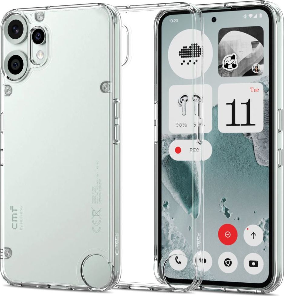 TECH-PROTECT FLEXAIR HYBRID NOTHING CMF PHONE 2 PRO CLEAR