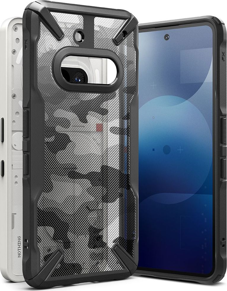 RINGKE FUSION X NOTHING PHONE 3A CAMO BLACK