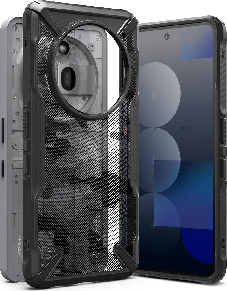 RINGKE FUSION X NOTHING PHONE 3A PRO CAMO BLACK