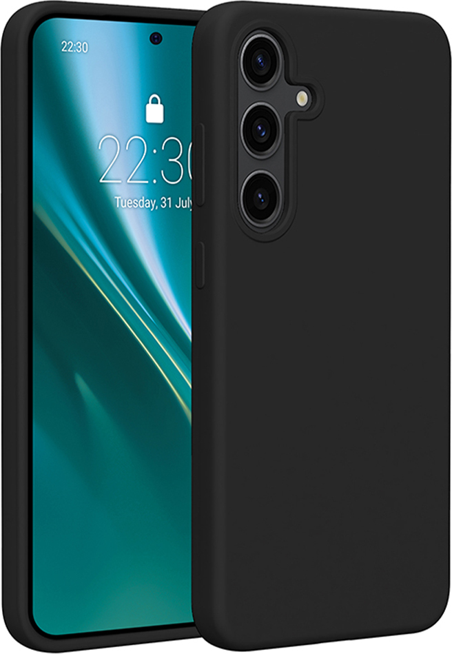 Silikonový kryt Etteri pro Samsung Galaxy S24 Plus černý