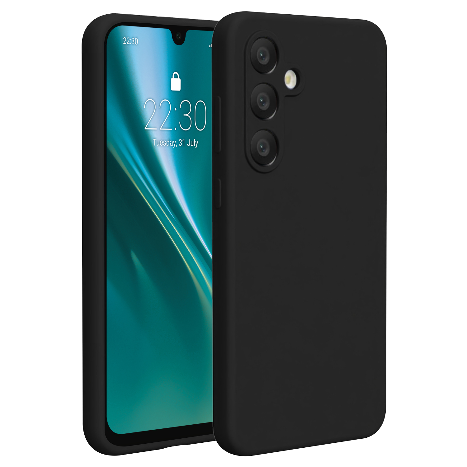 Silikonový kryt Etteri pro Samsung Galaxy S24 FE černý