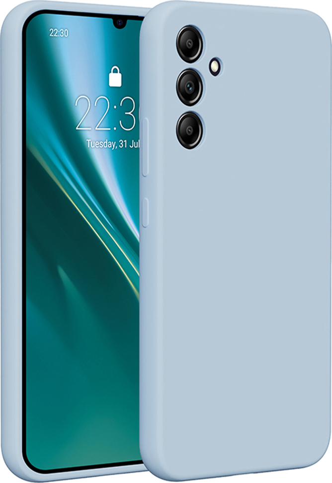 Silikonový kryt Etteri pro Samsung Galaxy A34 5G světle modrý