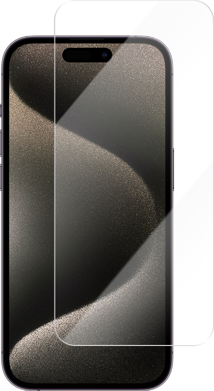 Tvrzené sklo Vmax 2,5D Normální čiré sklo pro iPhone 15 Pro Max 6,7