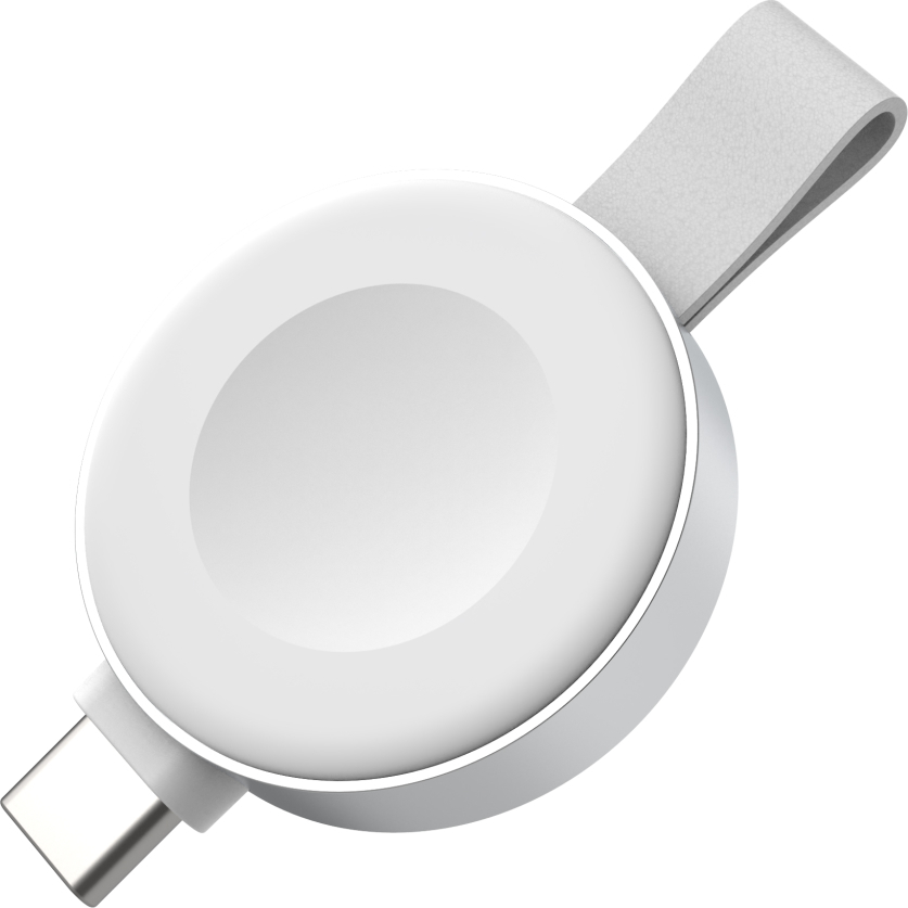 Nabíjecí USB-C adaptér FIXED Orb 2 pro Apple Watch s podporou rychlonabíjení, bílý