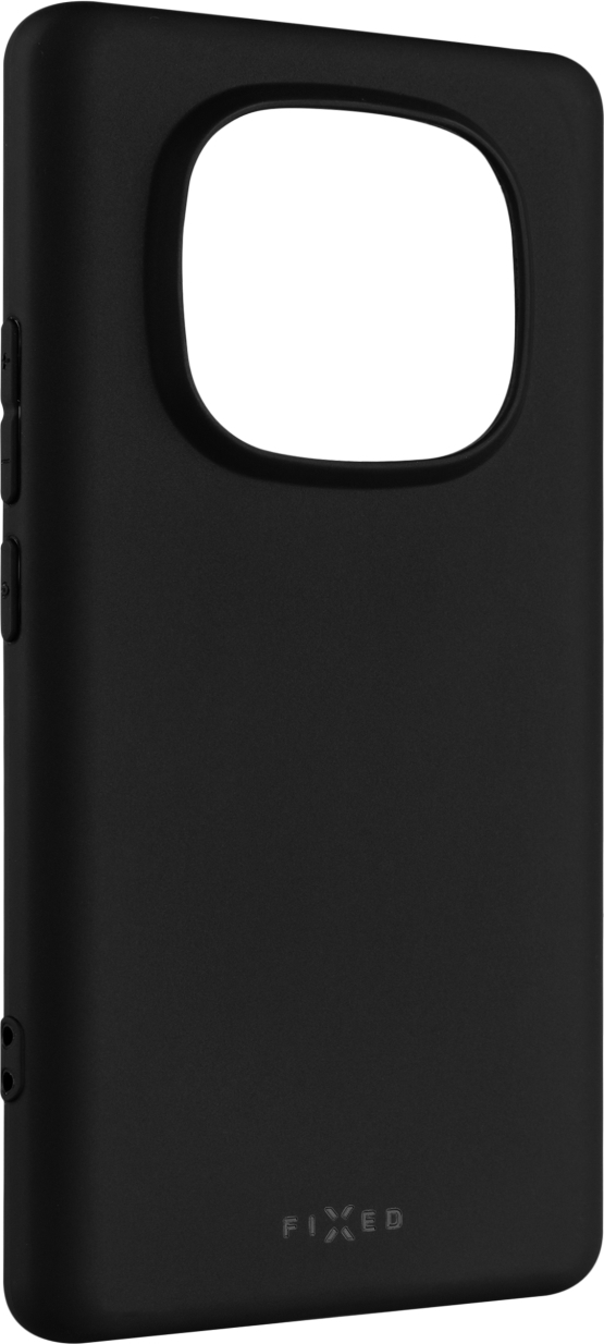 Zadní pogumovaný kryt FIXED Story pro Xiaomi Redmi Note 14 Pro 4G, černý