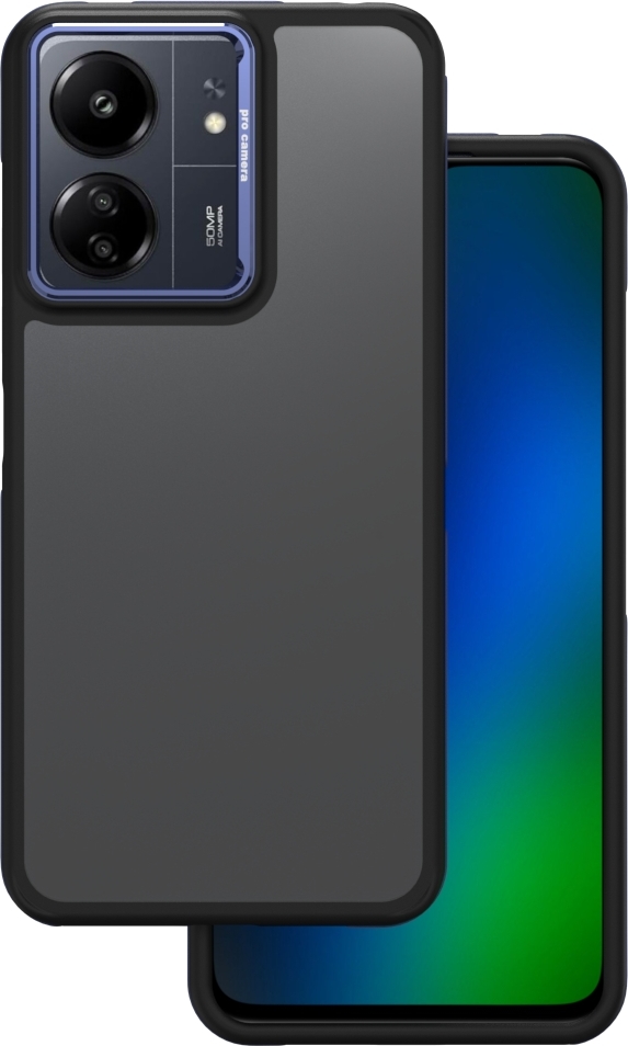 Crystal Black kryt pro Xiaomi Redmi 13C 4G / 13C 5G / Poco C65 blue