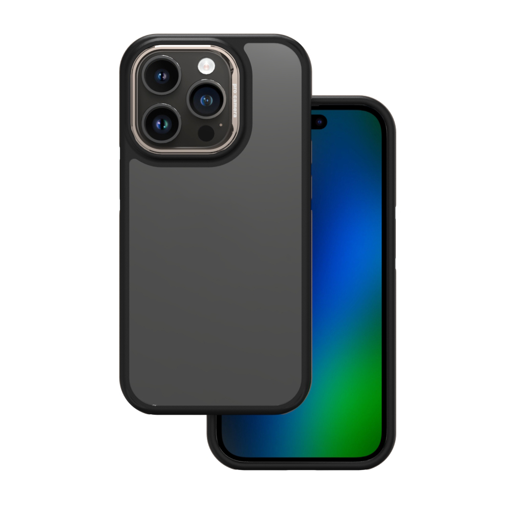 Kryt Crystal Black pro iPhone 16e šedý