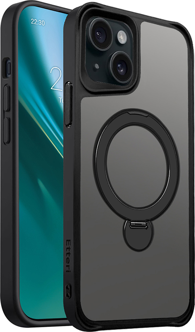 Pouzdro Etteri Matt Mag Ring pro iPhone 15 6.1