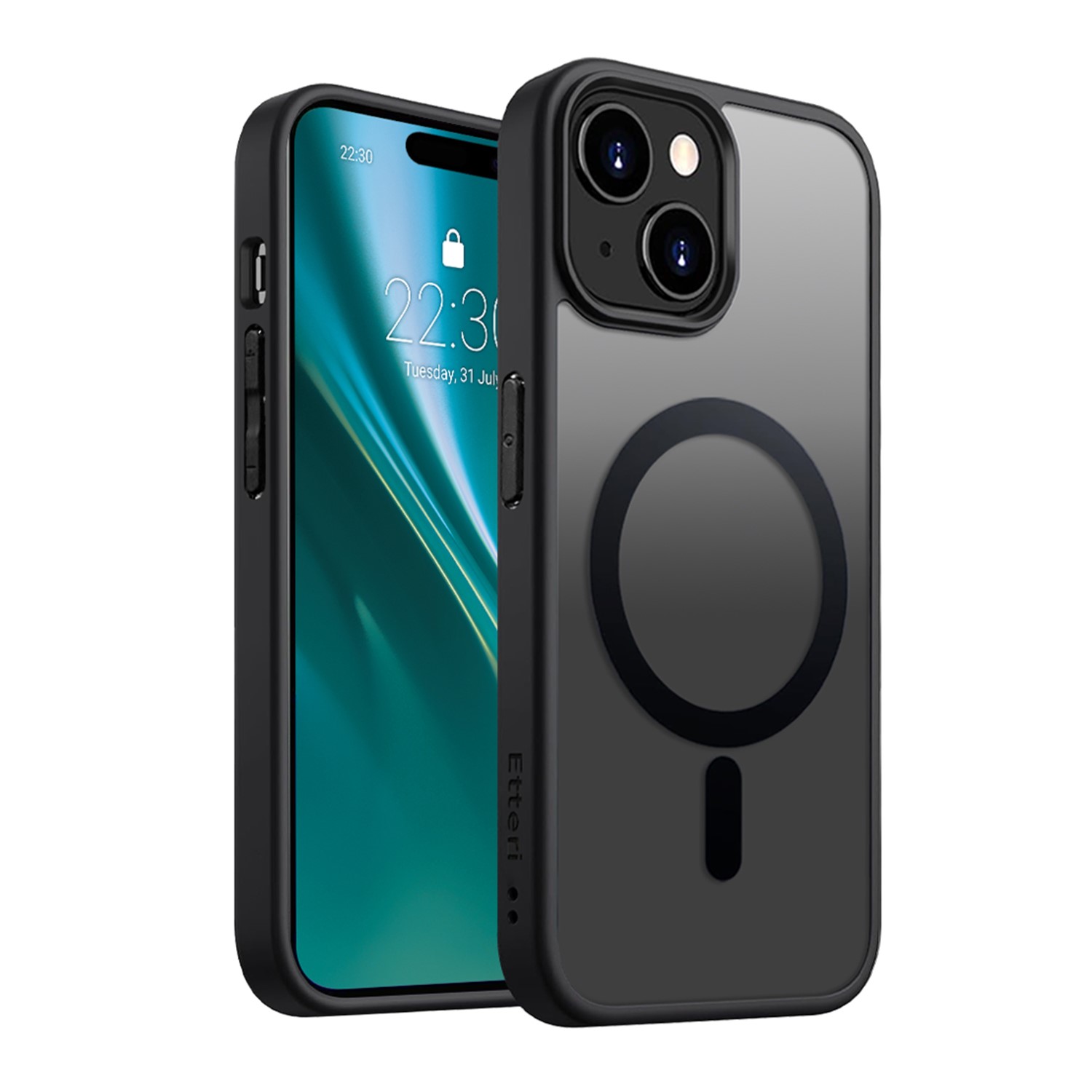 Kryt Etteri Matt Mag pro iPhone 15 6,1" černý