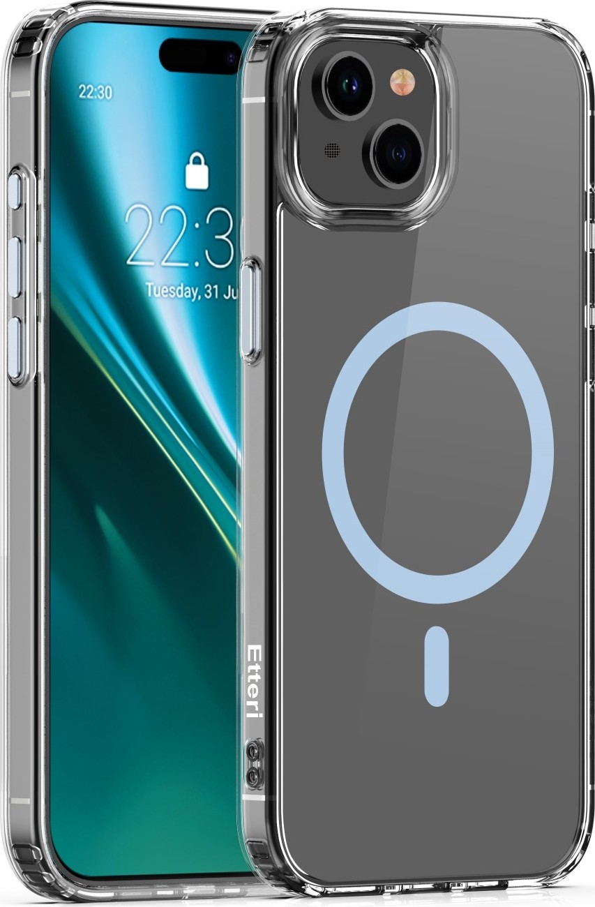 Kryt Etteri Color Mag pro iPhone 15 6,1" světle modrý