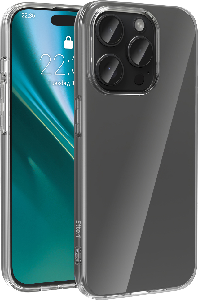 Průhledný kryt Etteri pro iPhone 15 Pro 6,1