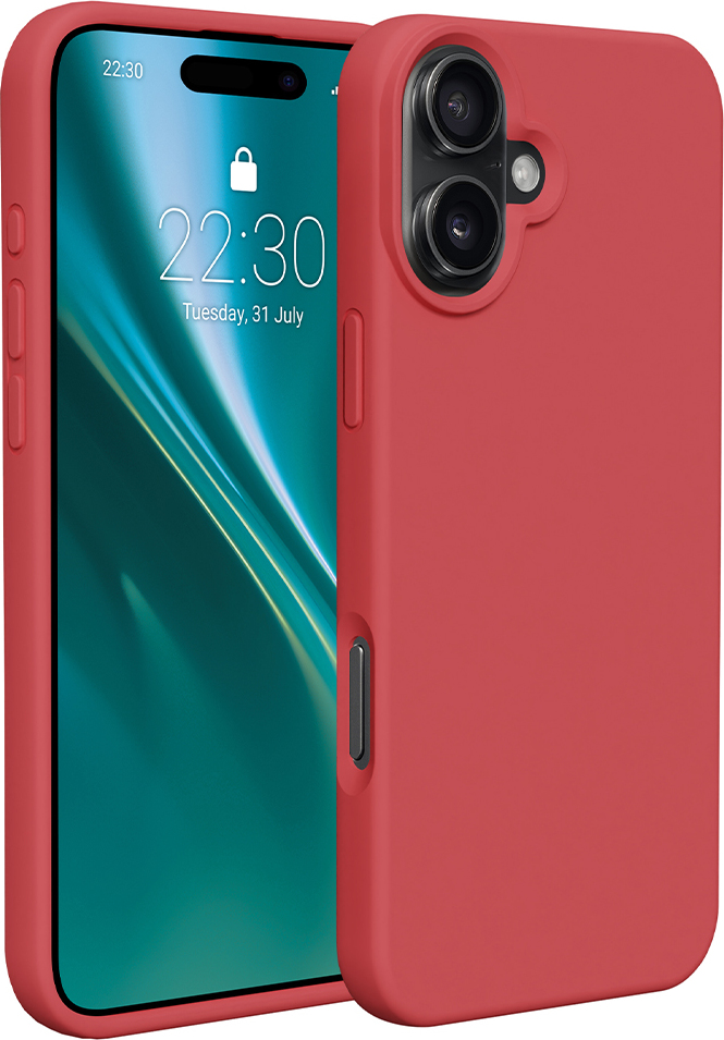Silikonový obal Etteri pro iPhone 16 6,1" malina