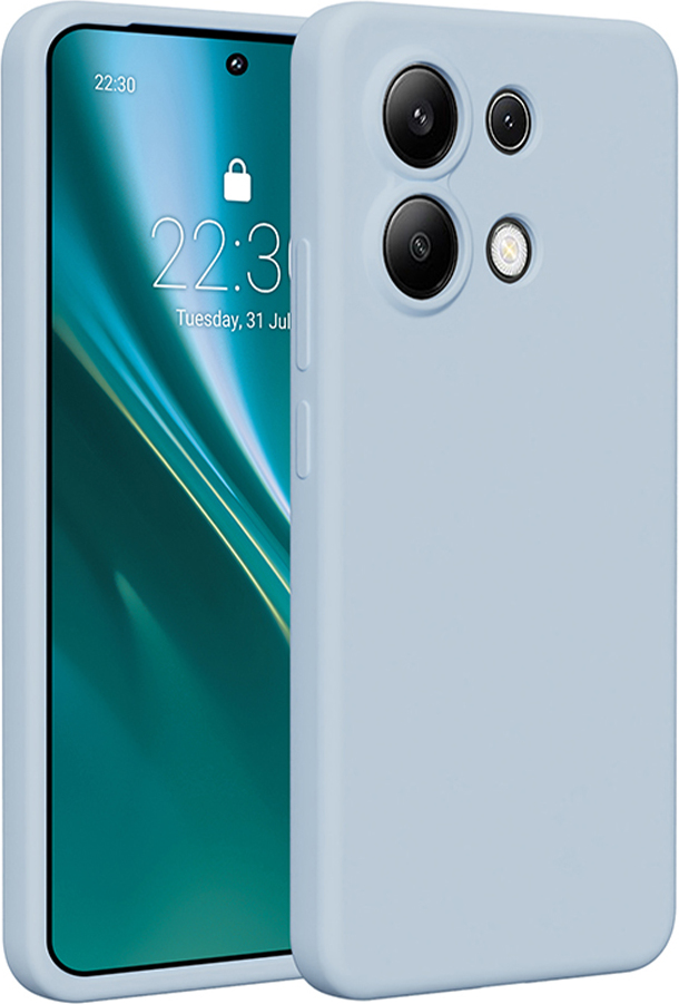 Silikonový kryt Etteri pro Xiaomi Redmi Note 13 4G světle modrý